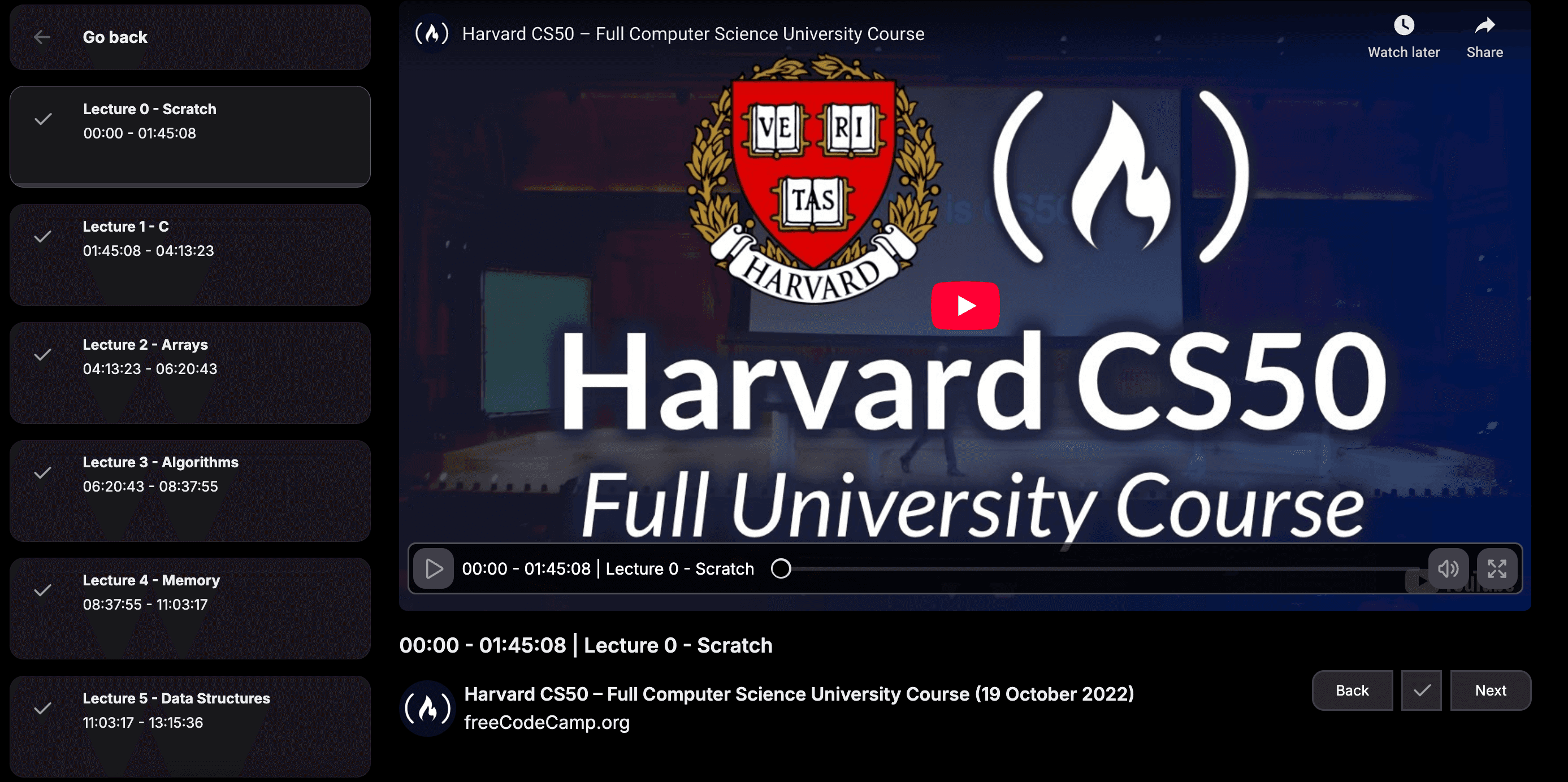 Illustration of turning a YouTube video into a course
