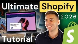 Image of course Ultimate Shopify Tutorial 2026 (Free 2-Hour Master Class for Beginners)